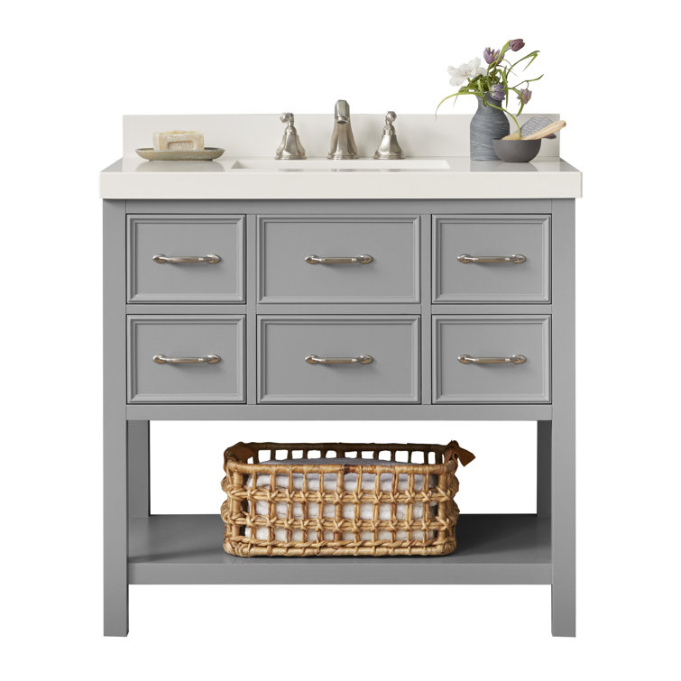 Ronbow Newcastle 37" Single Bathroom Vanity Set Perigold